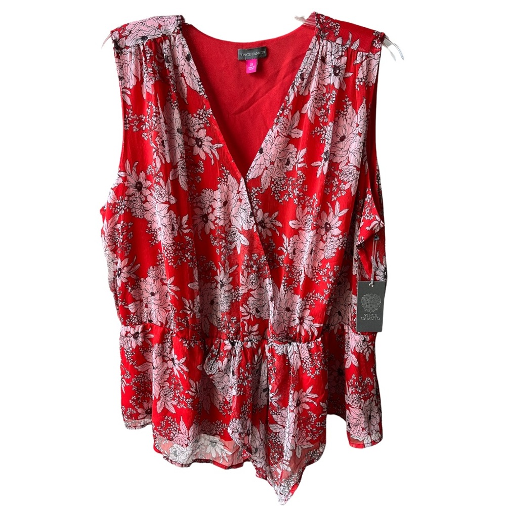 🆕 NWT Vince Camuto Sleeveless Top Size 2X
